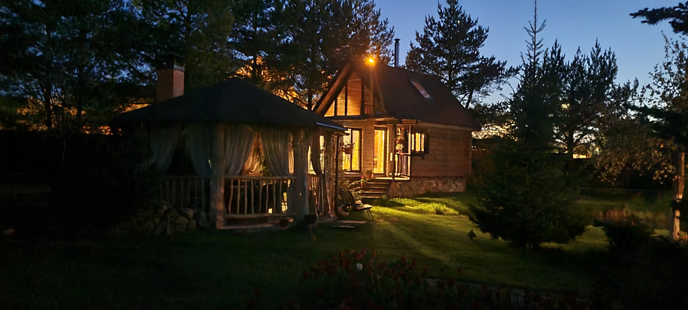 Частный Дом с Сауной и Беседкой