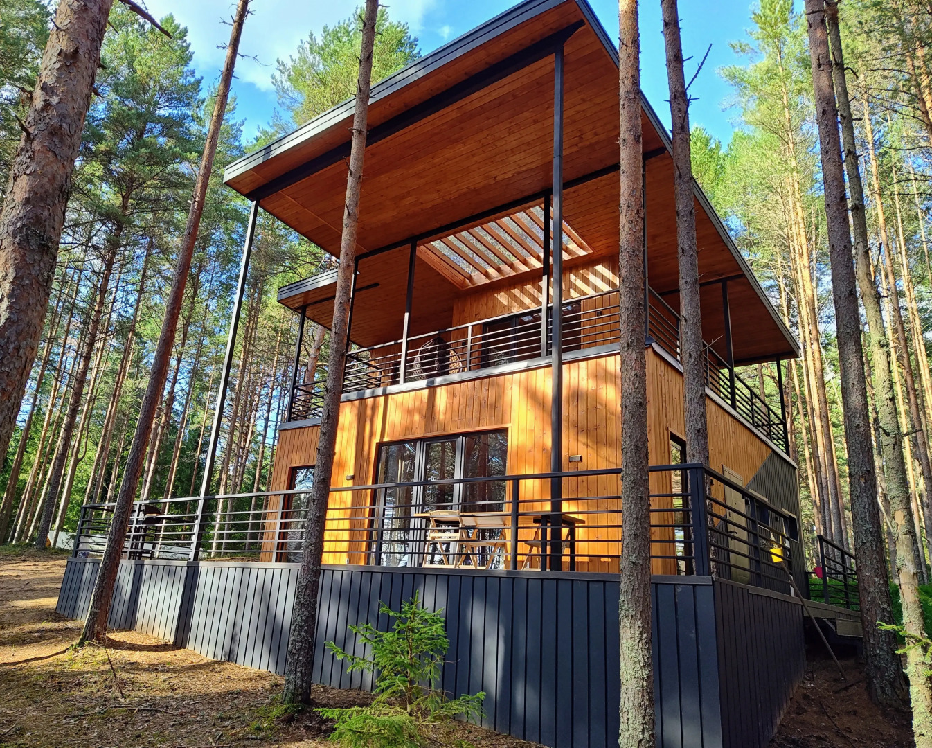 Частный дом Уютный красивый дом в лесу на озере Волго ( Селигер)