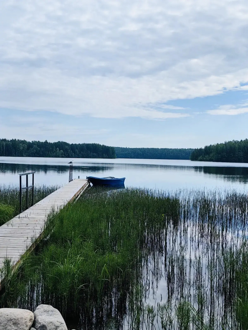Гостевой дом Дом с сауной  у озера 70м