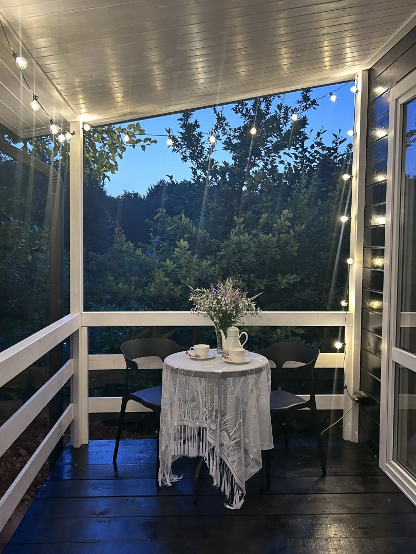 Частный Дом Баня с Собственной Террасой