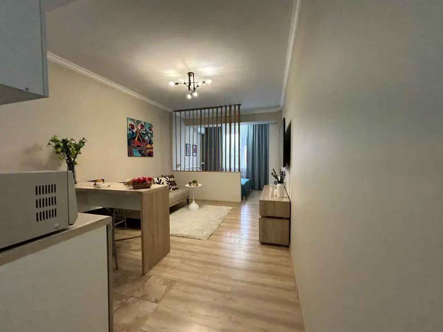 Апартаменты Студия Алма с  прекрасным видом на город