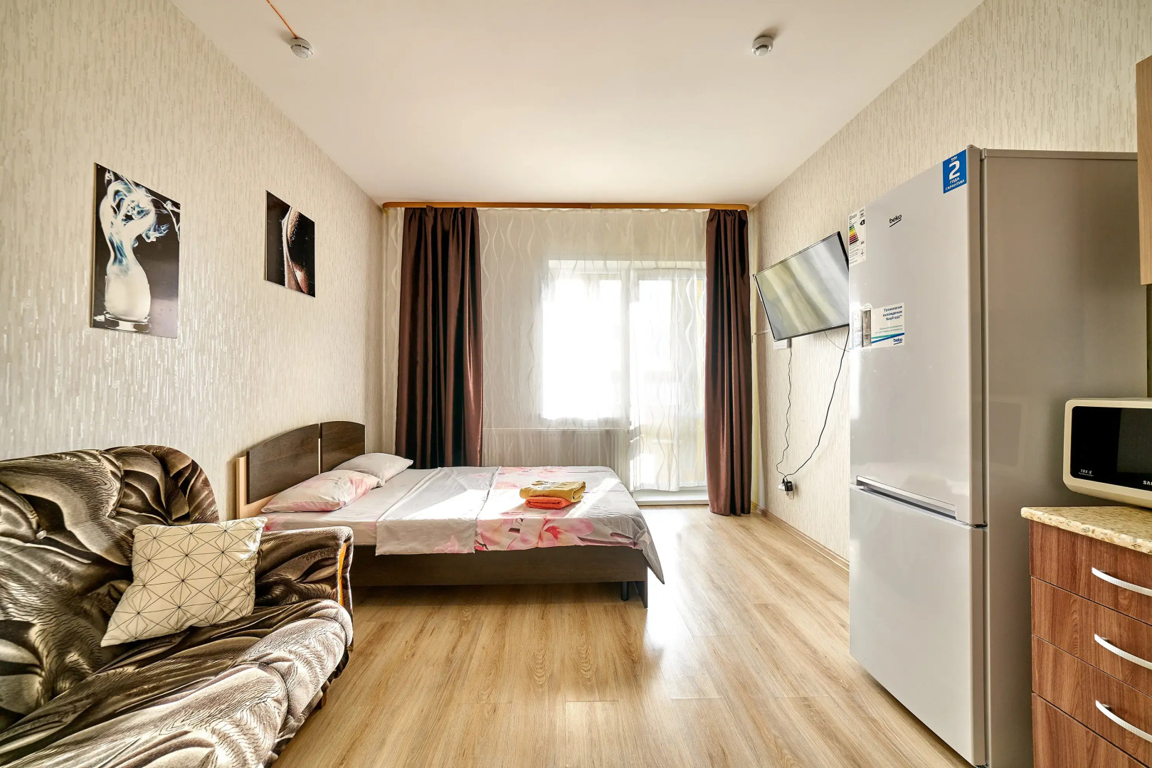 Квартира  Студия на 21 Этаже с Шикарным Видом на Город, в Самом Центре Перми в ЖК Гулливер