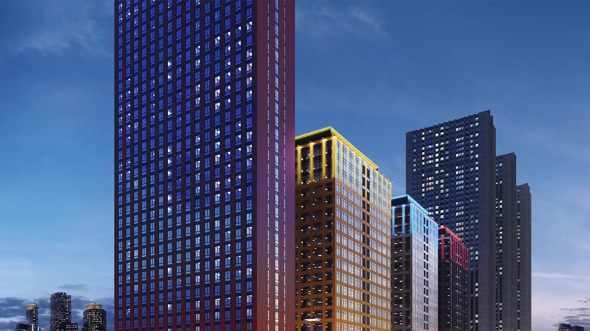 Квартира Уютные апартаменты Prime Blue в ЖК Савеловский Сити в центре Москвы
