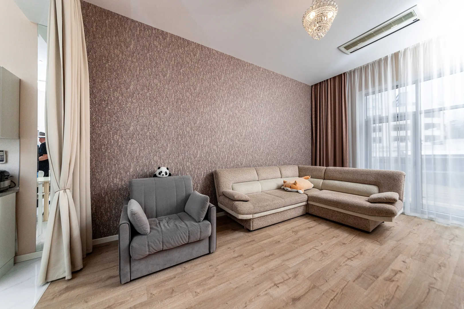 Апартаменты Большая Евродвушка на берегу моря в ЖК элитного уровня