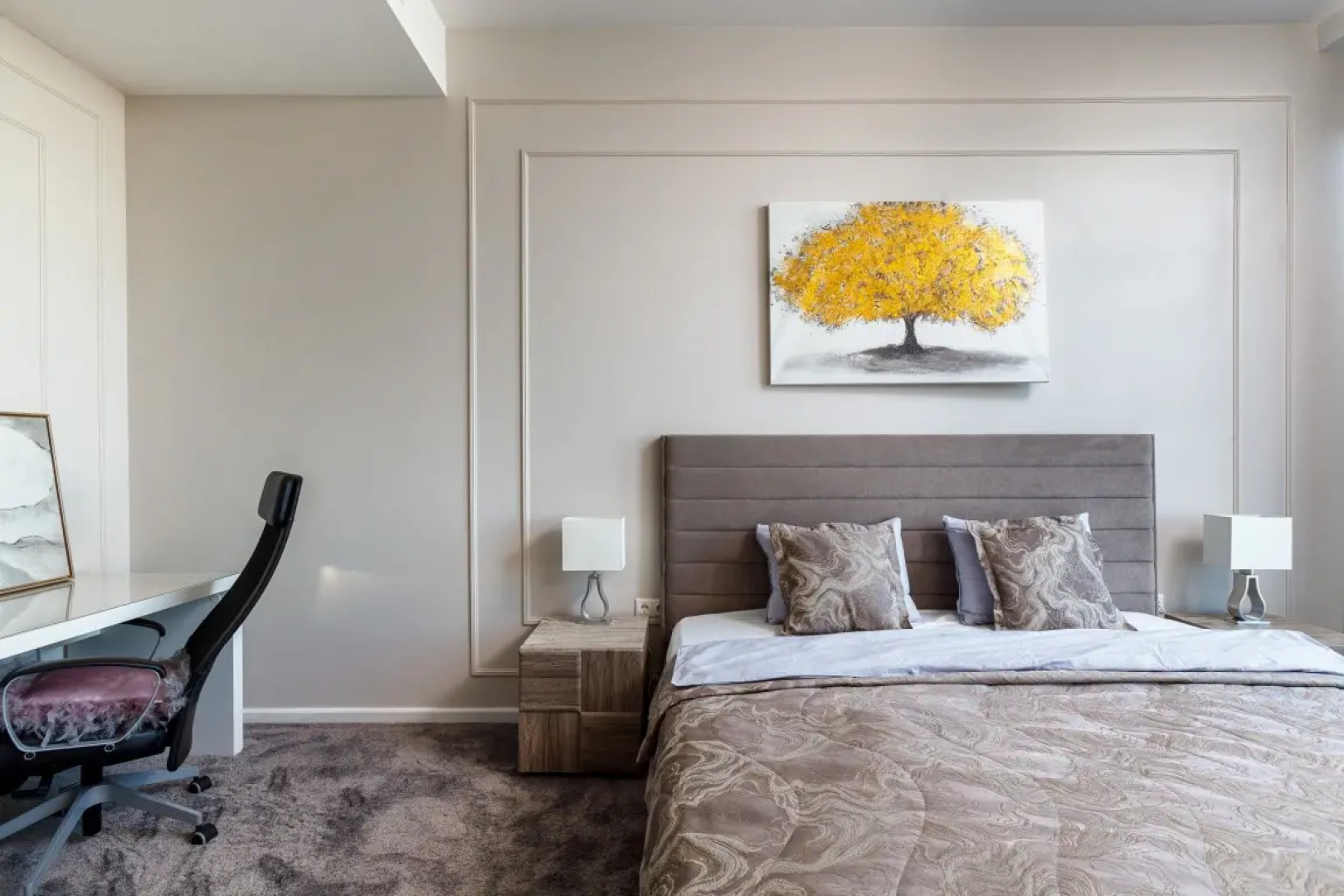 38 этаж, стильные апартаменты с приватным парком