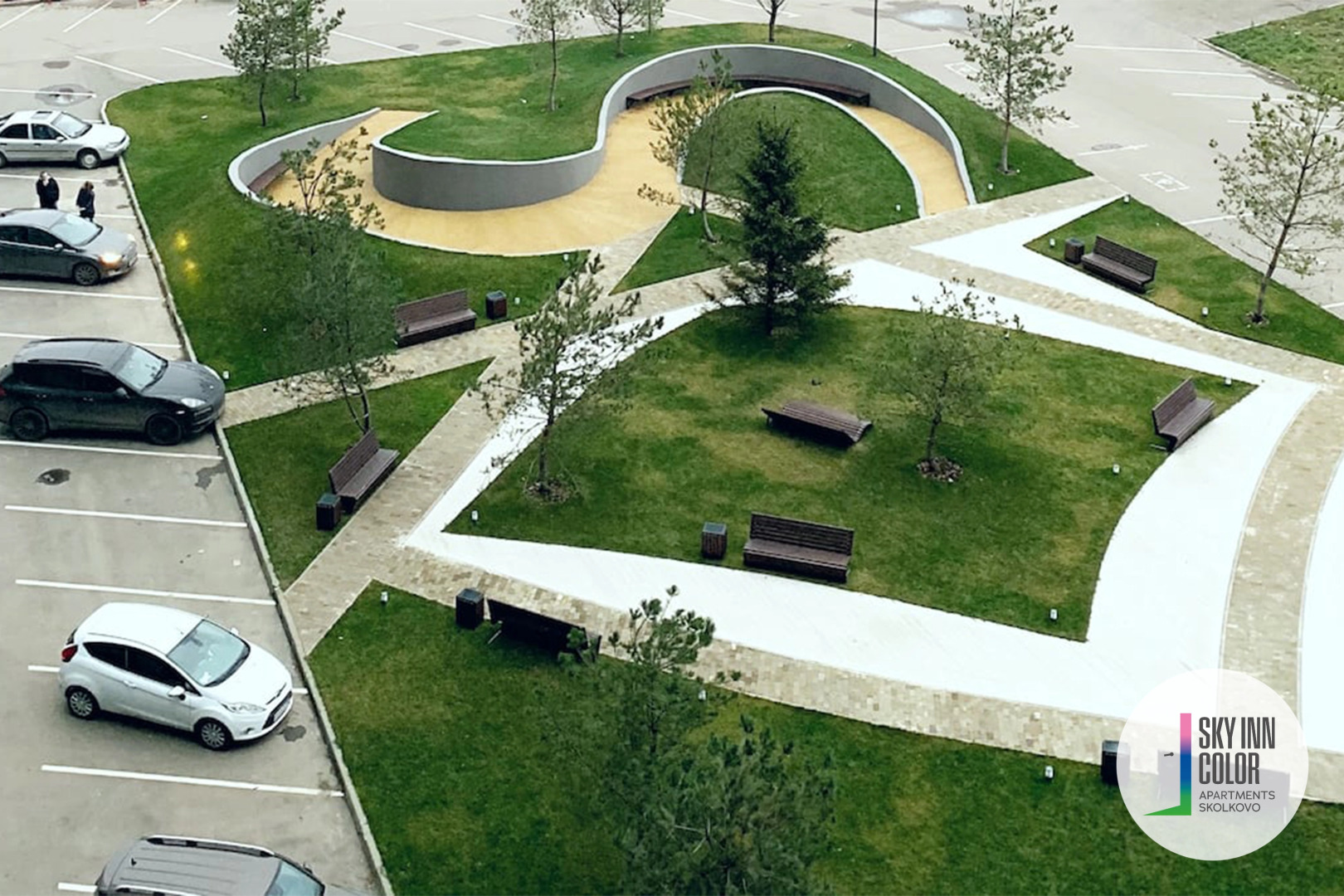 Апартаменты SKY INN Color Blue