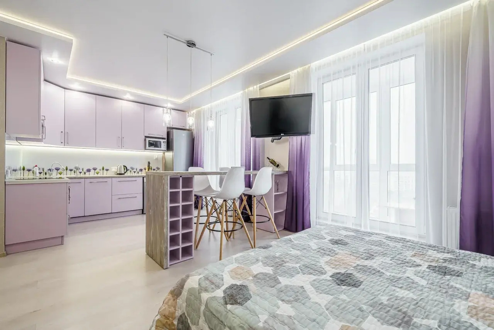 Апартаменты В новостройке на высоком этаже