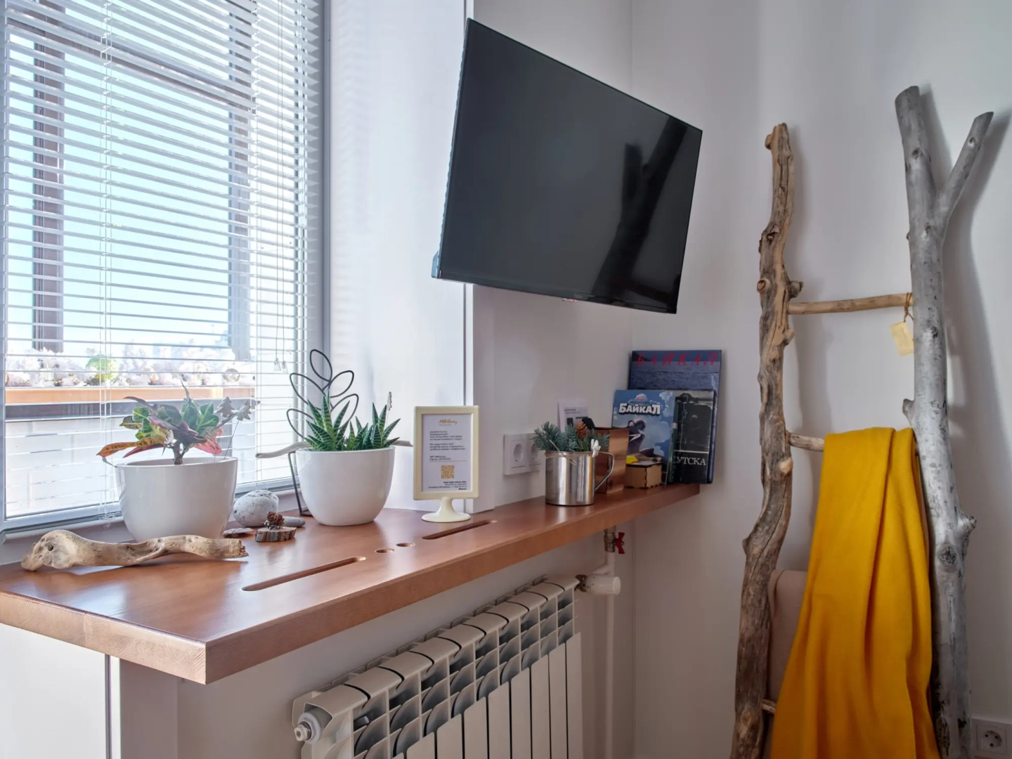 Квартира Milk&Honey Studio с шикарным видом на город и реку