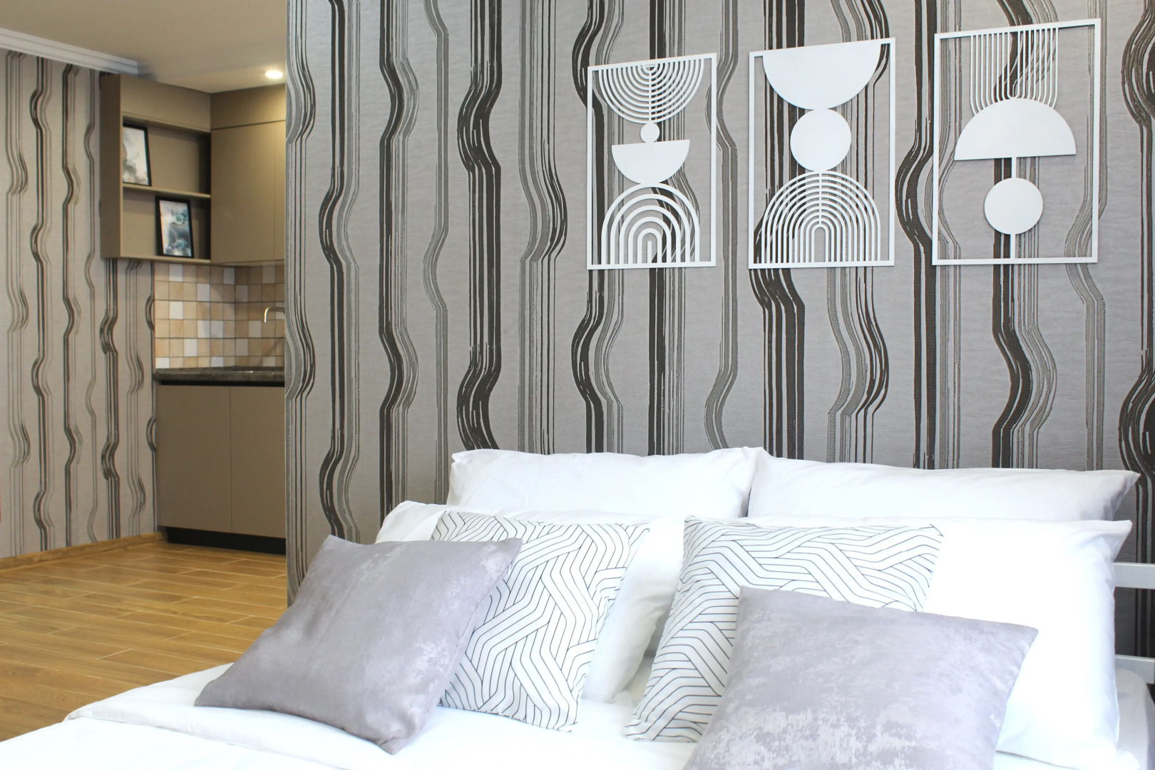 Апартаменты Apato Светлая студия с Завораживающим видом на город