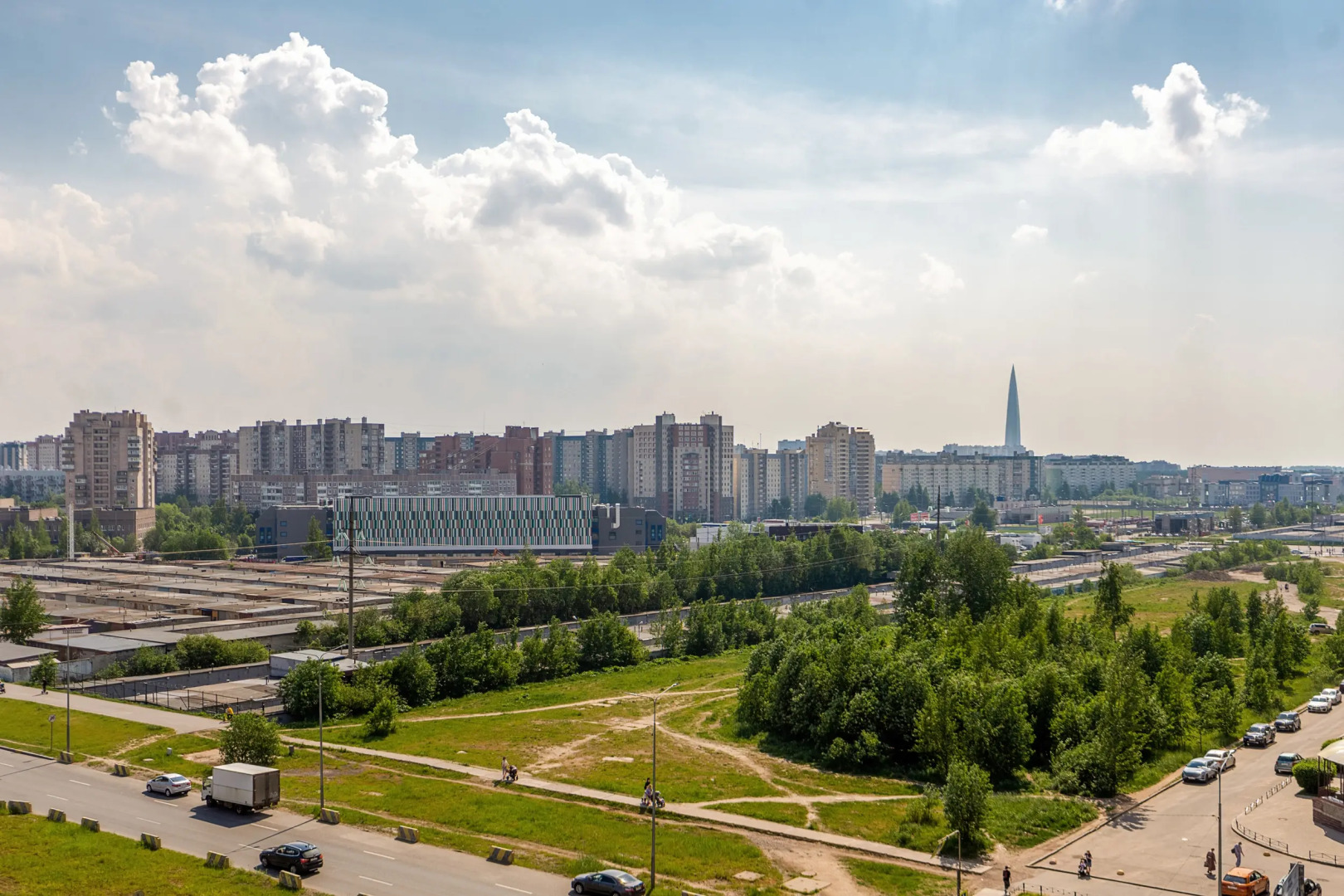 Квартира Семейная с Видом на Башню Газпром