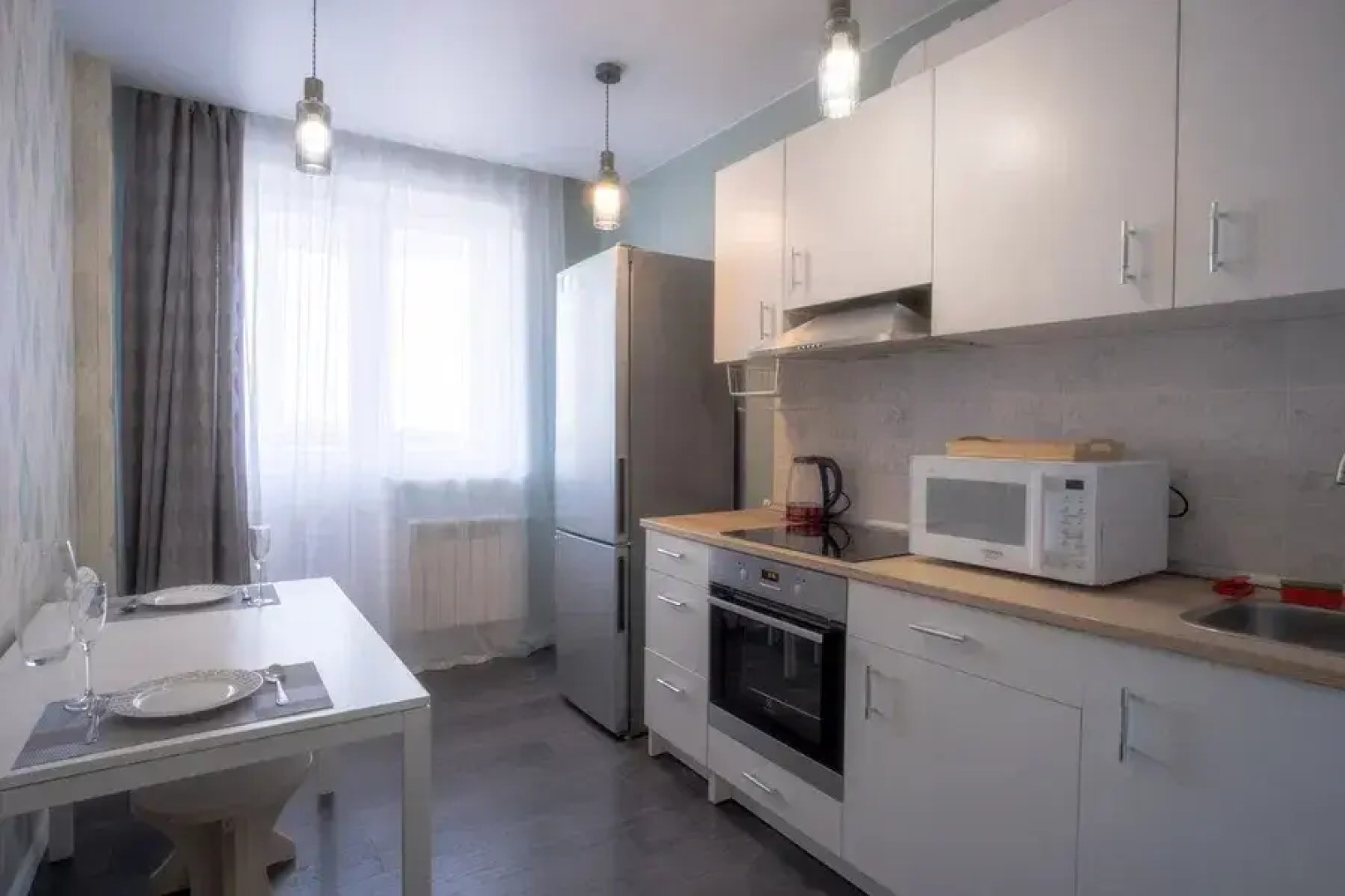 Апартаменты Однокомнатная квартира с стильным ремонтом