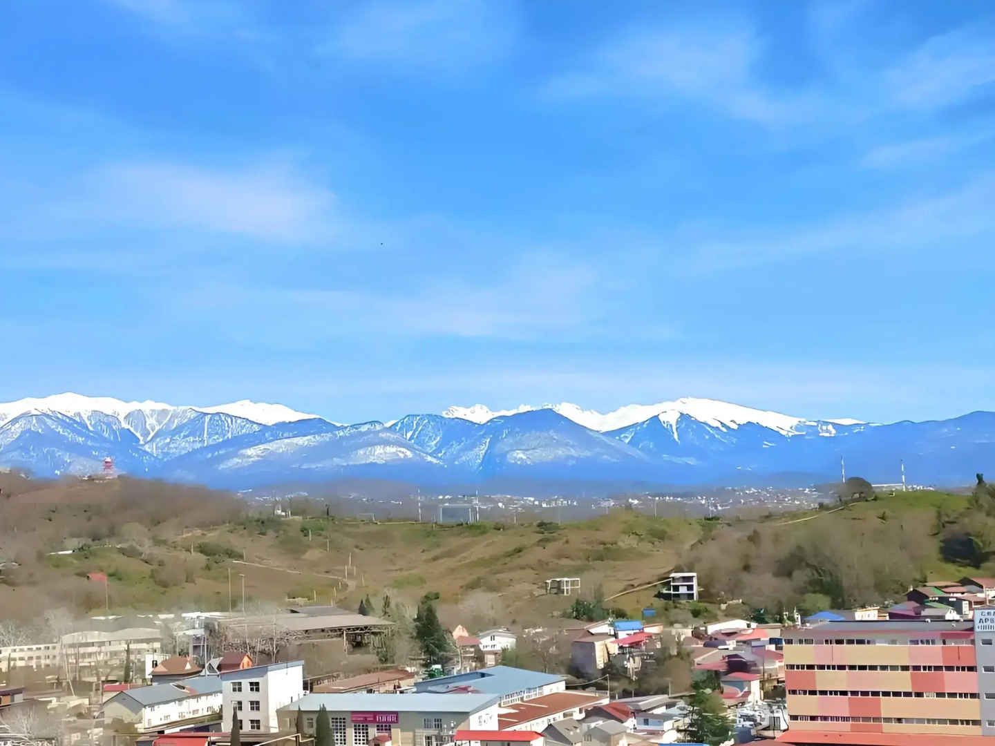 Квартира Студия с видом на горы Happy Moments