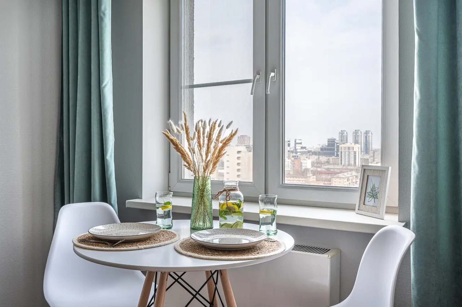 Квартира в это-стиле с потрясающим видом на город и рядом с метро