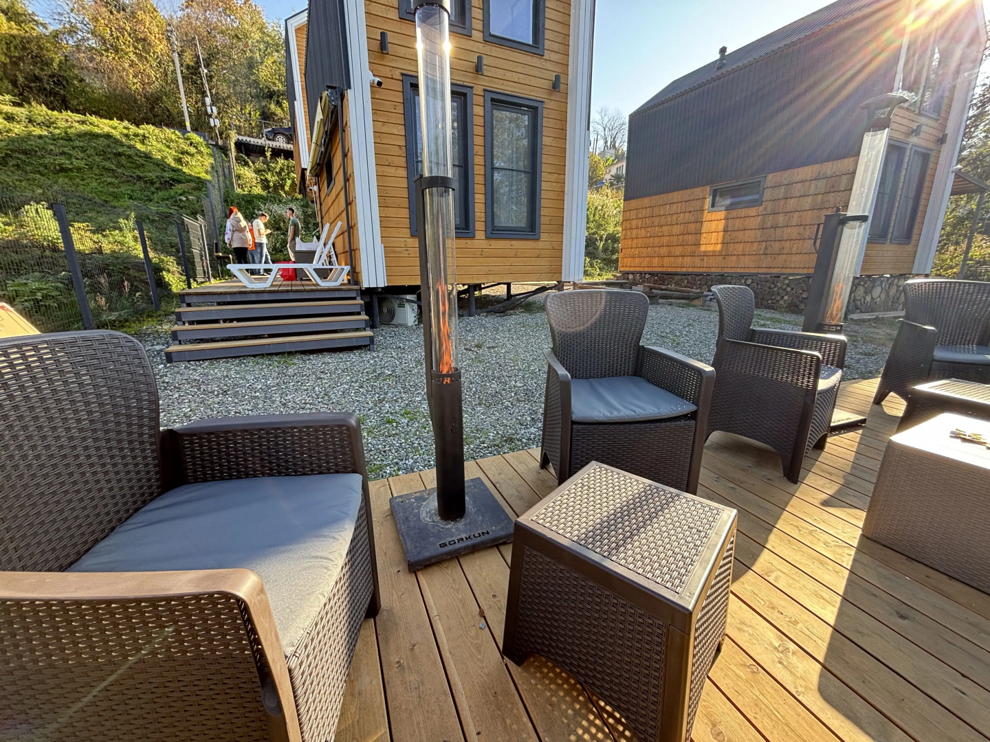 Частный дом у леса