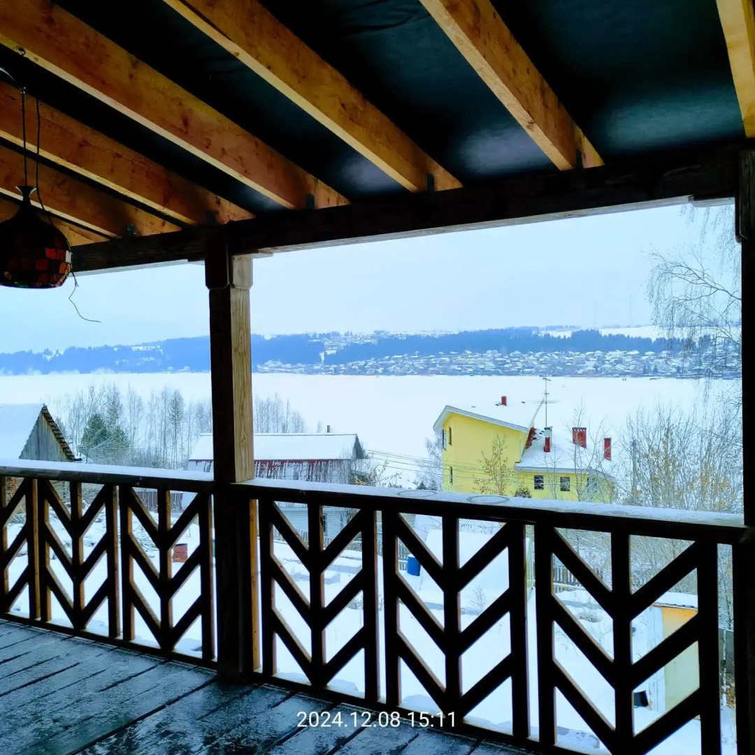 Частный дом Деревенский Домик с Прекрасным Видом