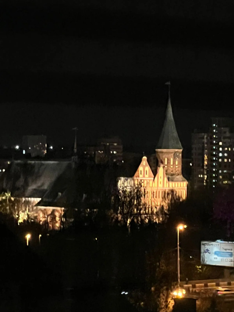 Квартира 2-х комнатная в тихом центре Калининграда с открытой террасой и видом на Кафедральный собор