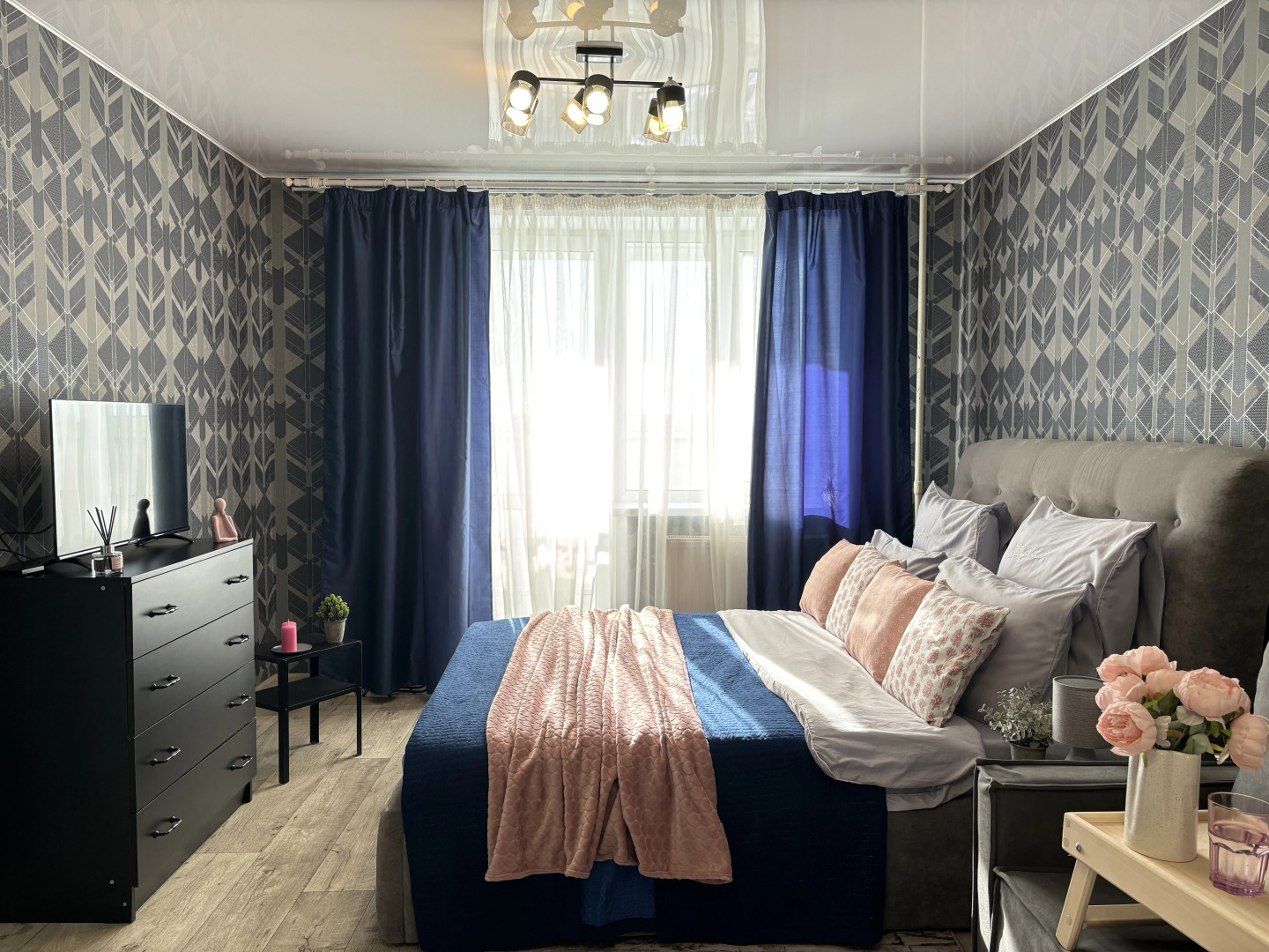 Апартаменты Уютная Студия с Красивым Видом на Город