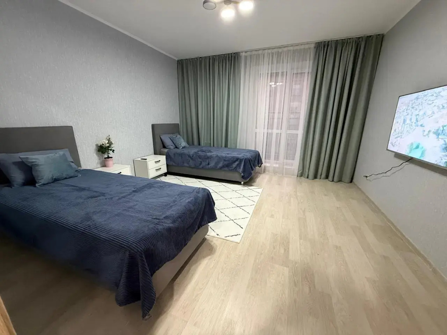 Квартира Просторная 2-комнатная квартира с двумя лоджиями в сердце курорта Завидово