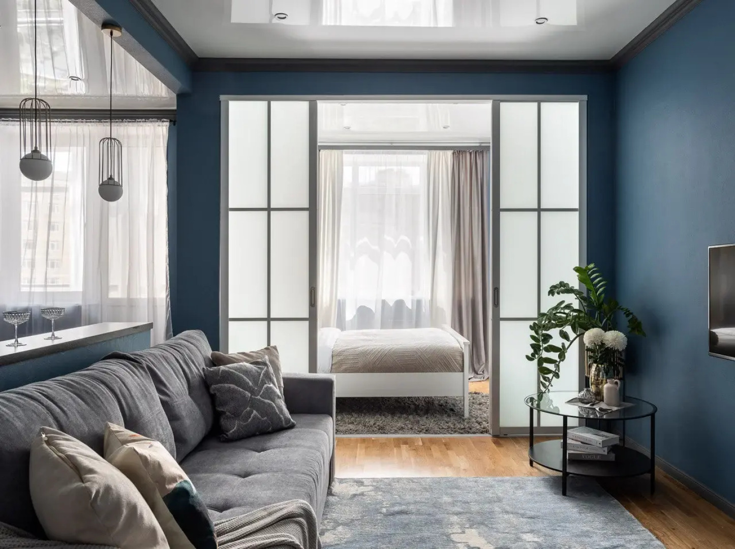 Квартира Стильные Апартаменты с Видом на Парк