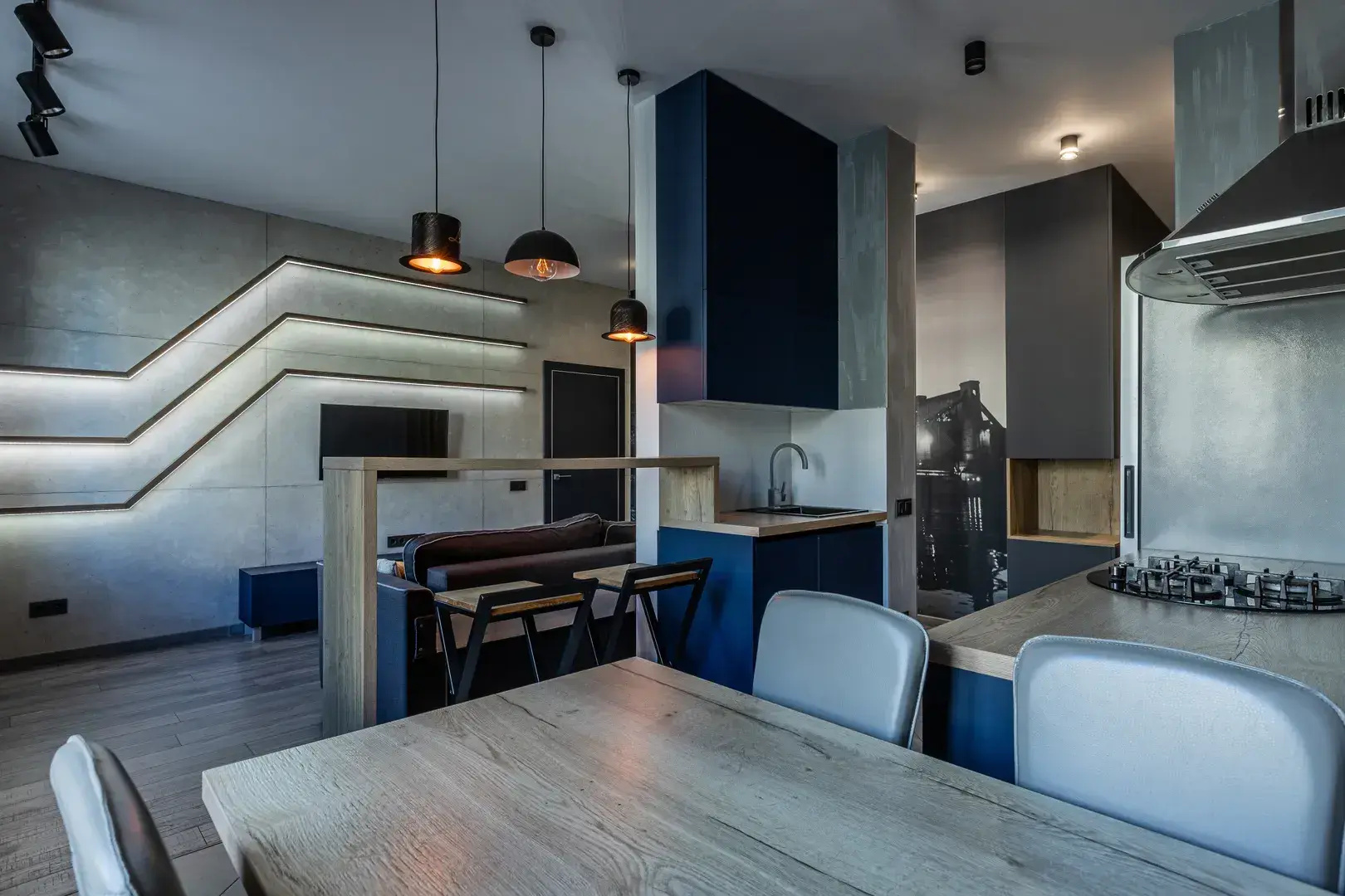 Апартаменты в Стиле Loft на Проспекте Независимости