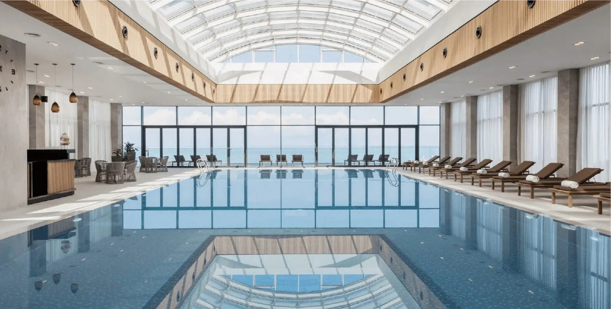 Апартаменты с видом на первой линии моря в 5* Апарт-отеле (Новый Батуми, центр набережной) (13)