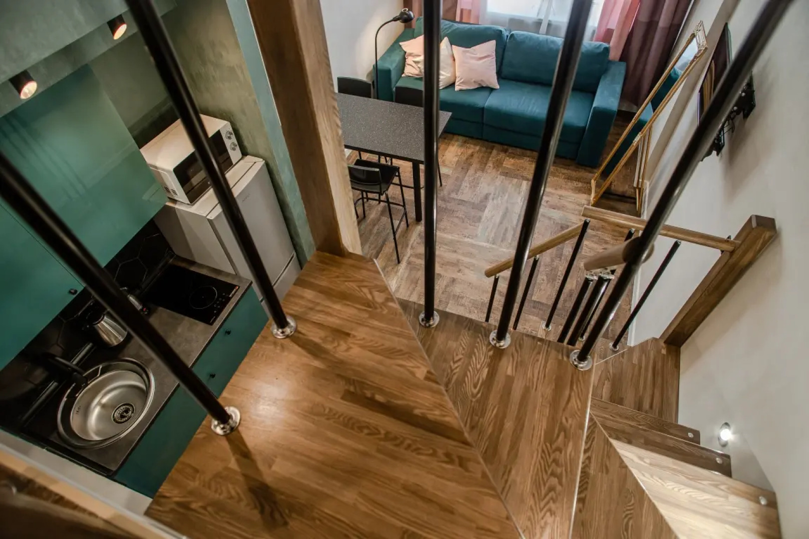 Двухуровневая Квартира Джаз ElenaSweetHome рядом с ТЦ Москва и Садовод