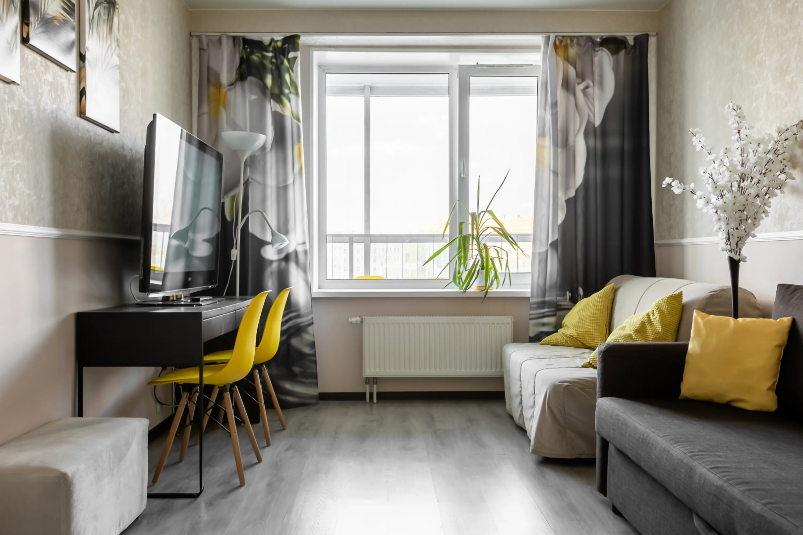 Апартаменты с 3мя комнатами NevaBed в небоскребе