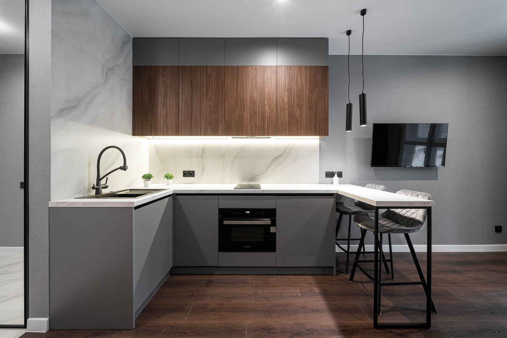 Квартира студия на сутки Минск Мир Быстрое заселение Современная техника Парковка Wi-Fi