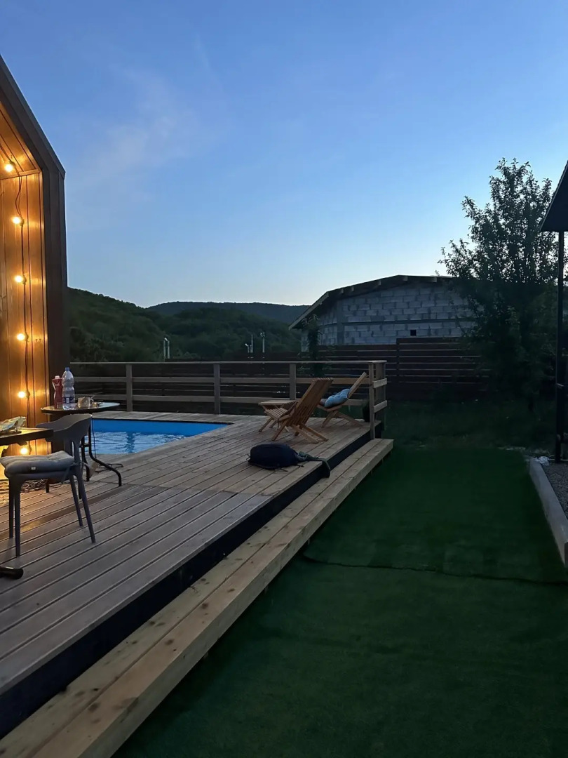 Частный дом с Теплым Бассейном и Банькой