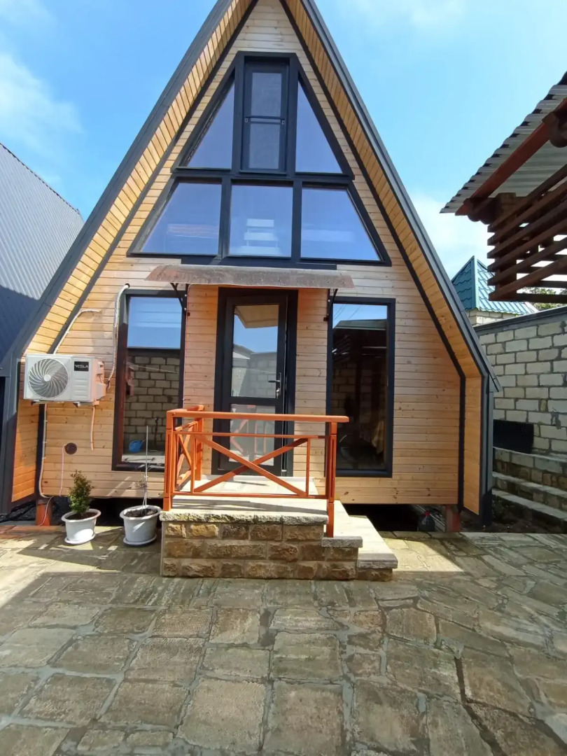 Бунгало А- Фрейм дом у моря