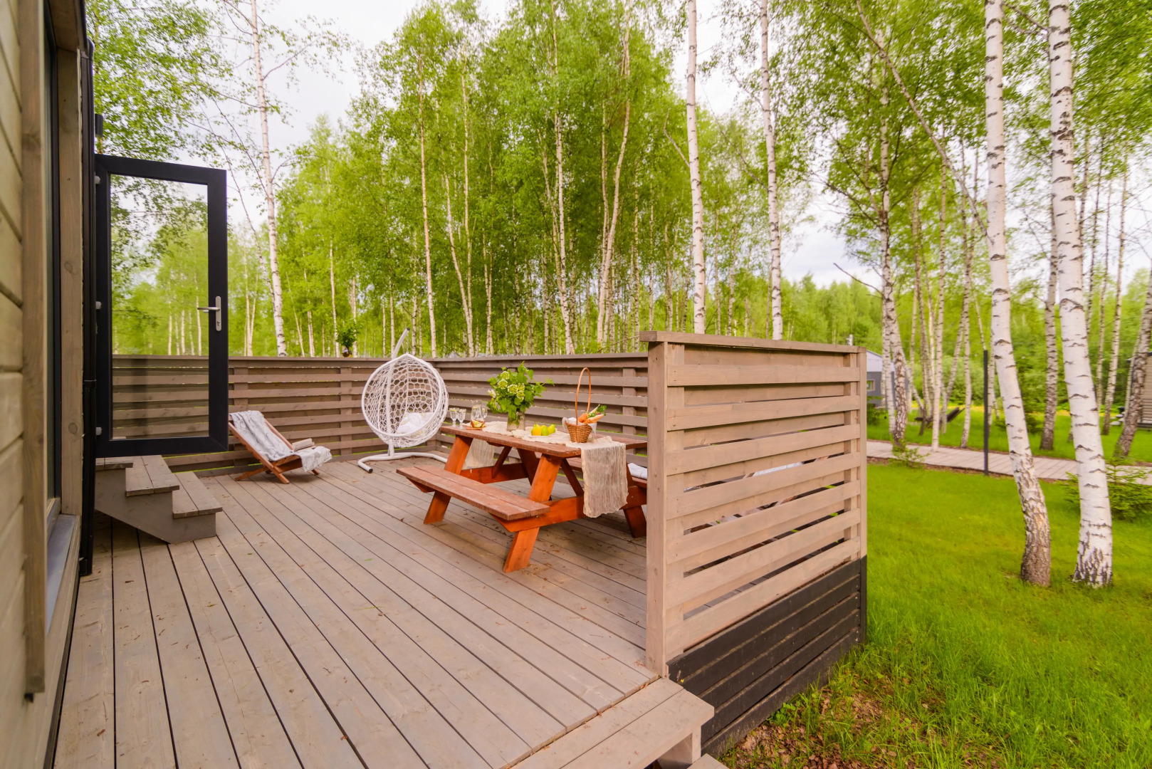 Частный дом в поселке у водохранилища