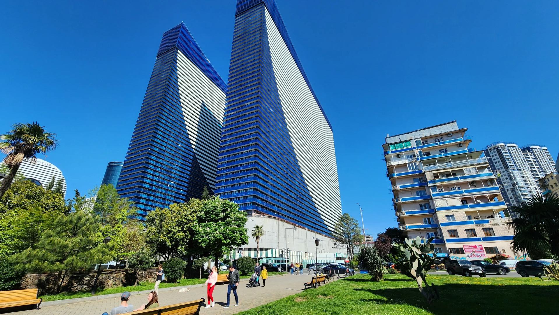 Апартаменты с видом на море на высоком этаже