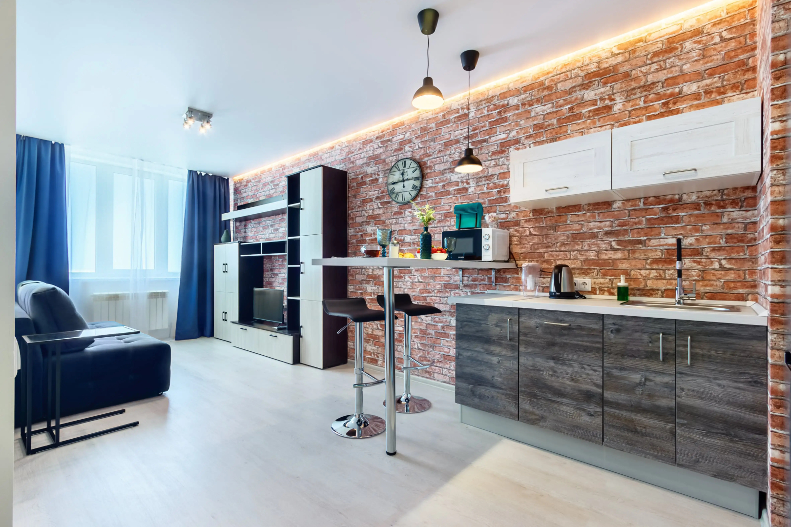 Апартаменты Дом у Дона Двухкомнатные с видом на Дон (16 этаж)