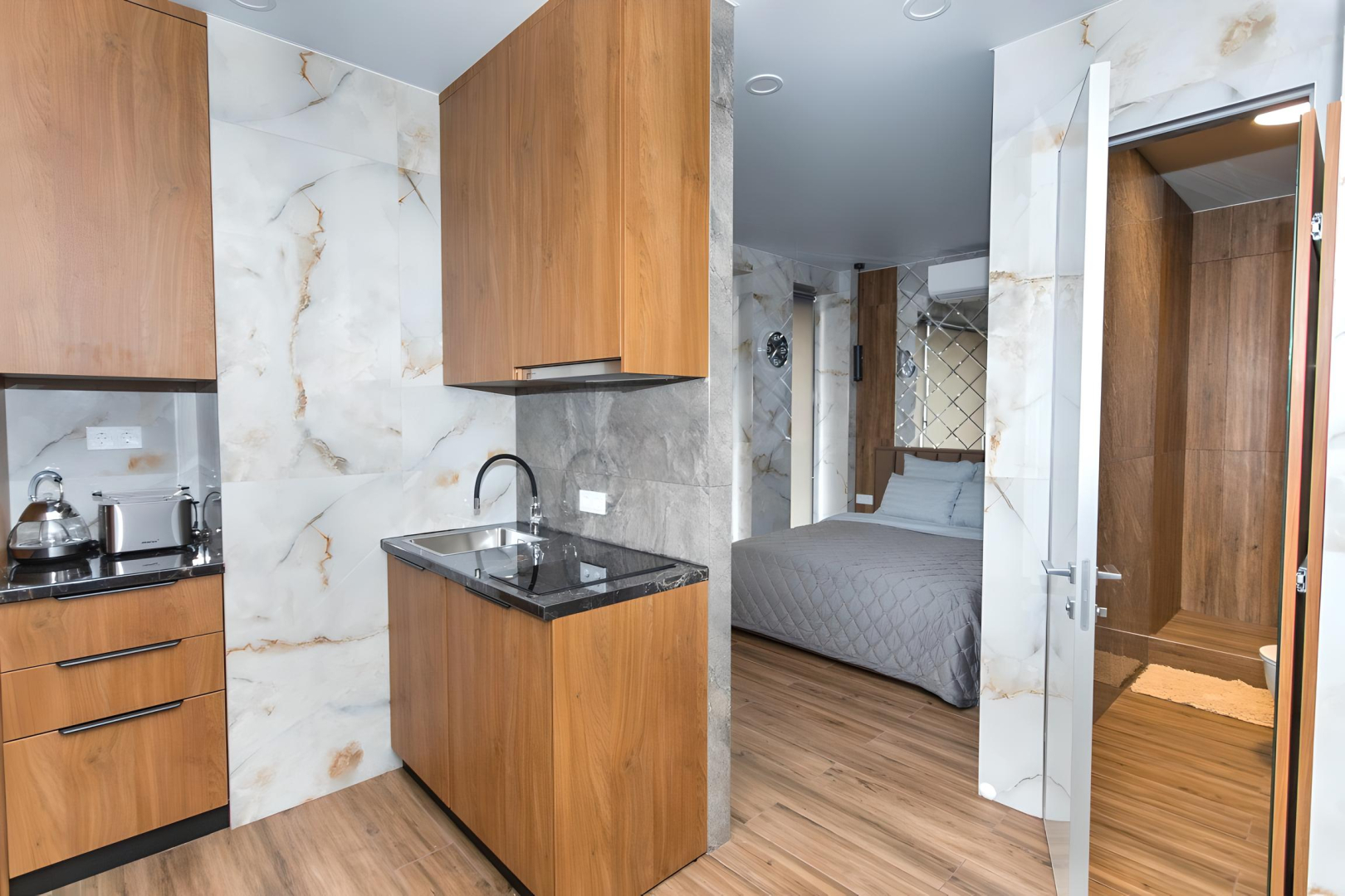 Апартаменты в центре Сочи 10 минут до моря АК Архитектор четырехместные комфорт модерн