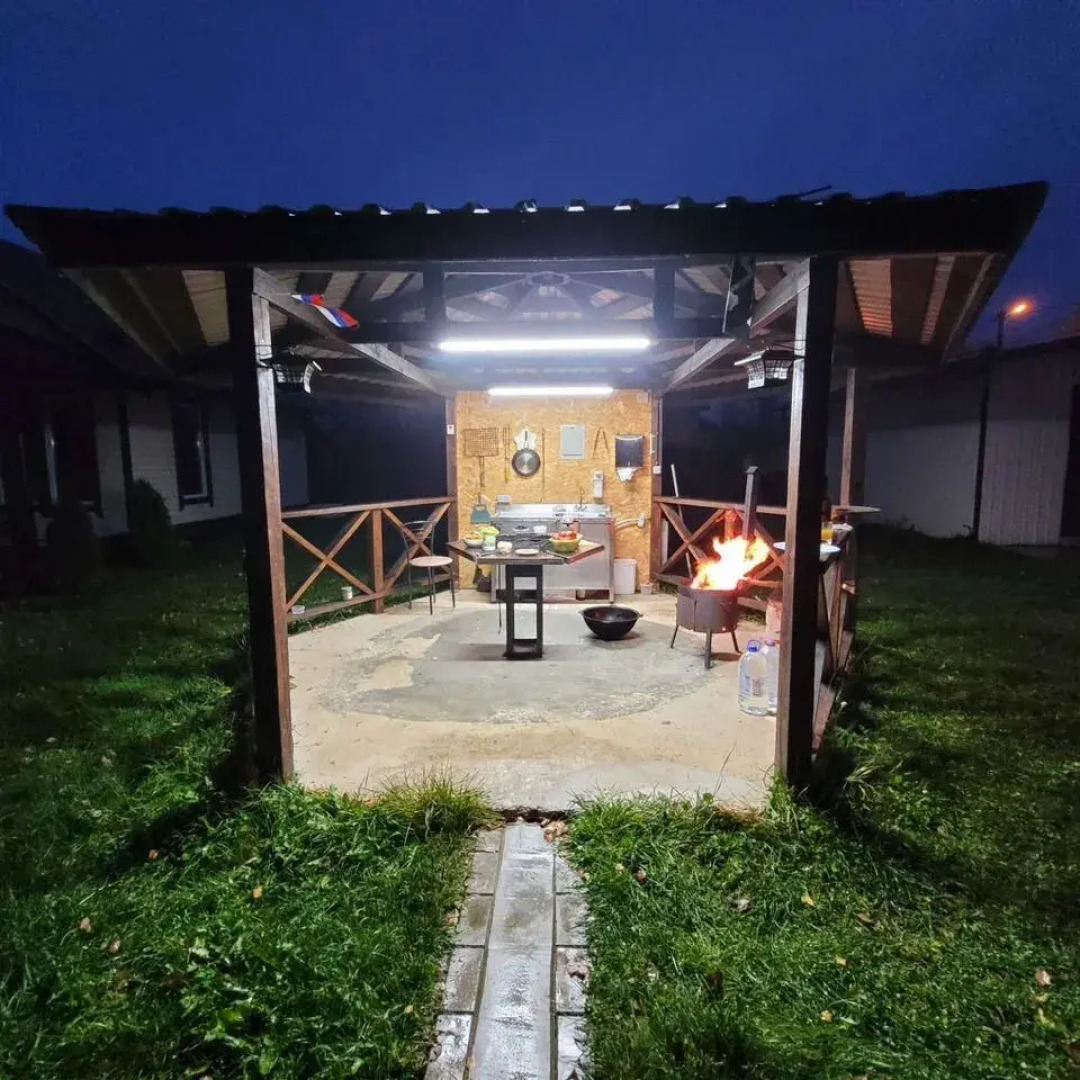 Гостевой дом Воздух с баней и с горячей купелью Фурако.