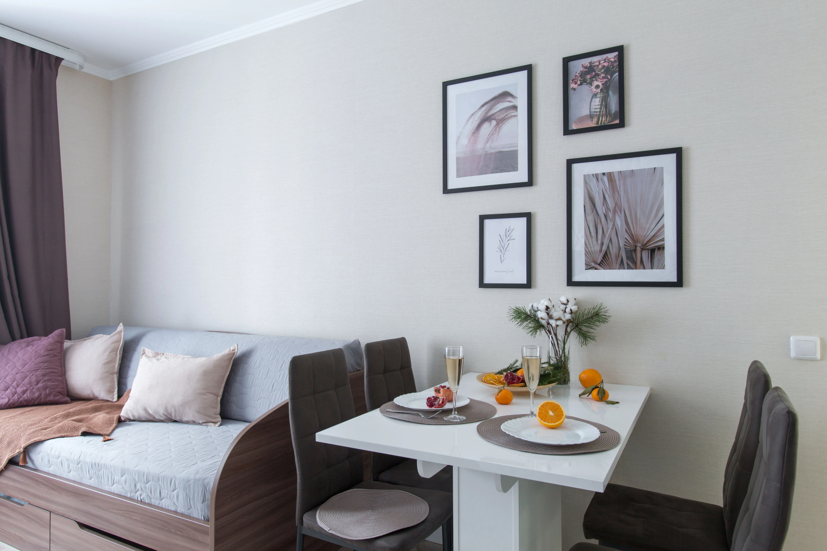 Квартира Homely у Лесной Satin home