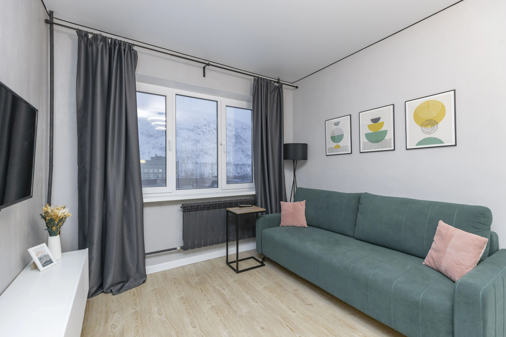 Квартира Уютная 1-к с Потрясающим Видом на Горы