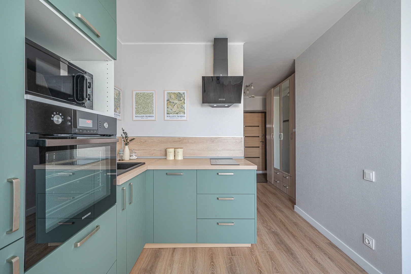 Квартира в это-стиле с потрясающим видом на город и рядом с метро