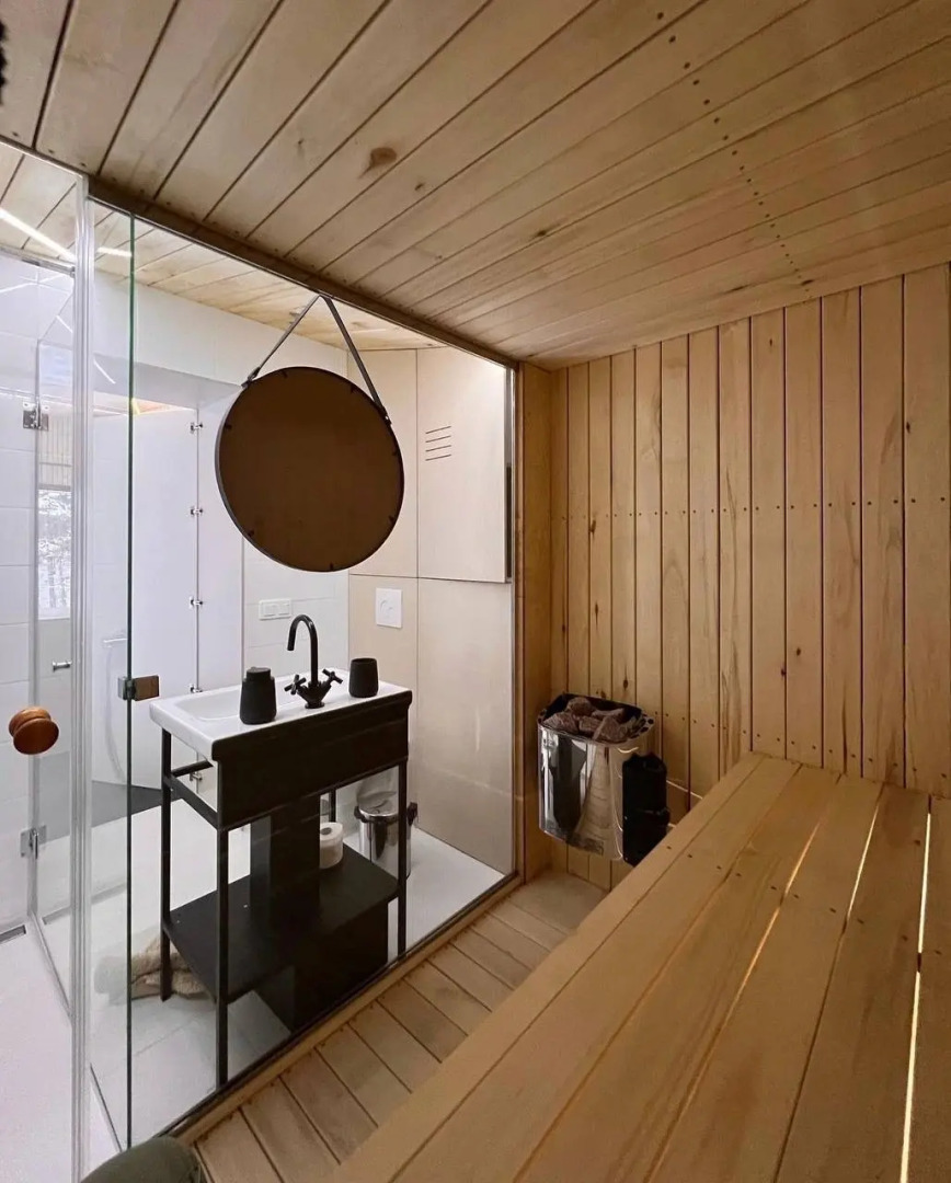 Частный дом Домик для Отдыха Вдвоем, с Сауной, Купелью, Мангалом и дизайнерской территорией