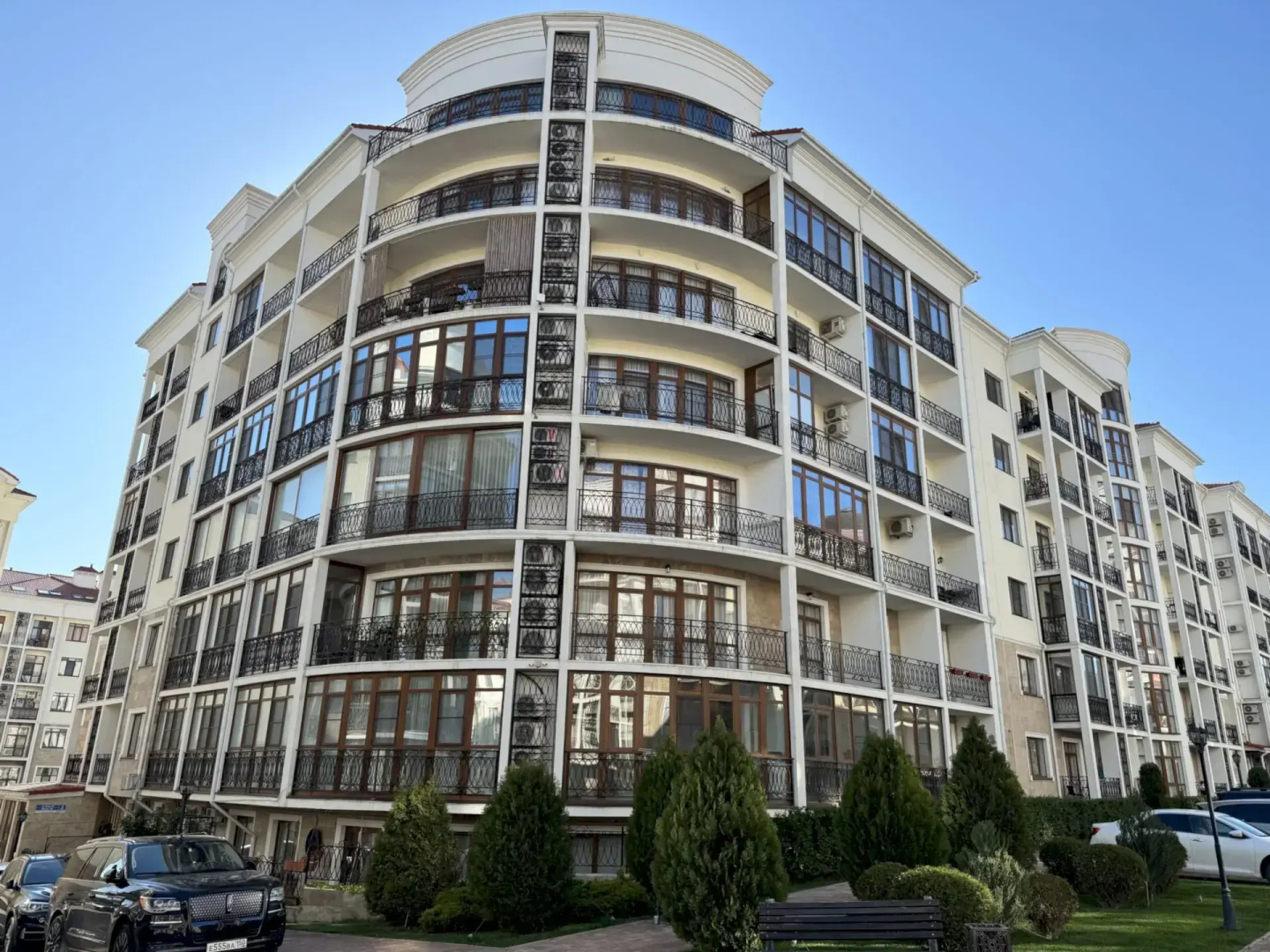 Квартира 094 1-комнатная с Балконом у Моря и Бассейн на Территории