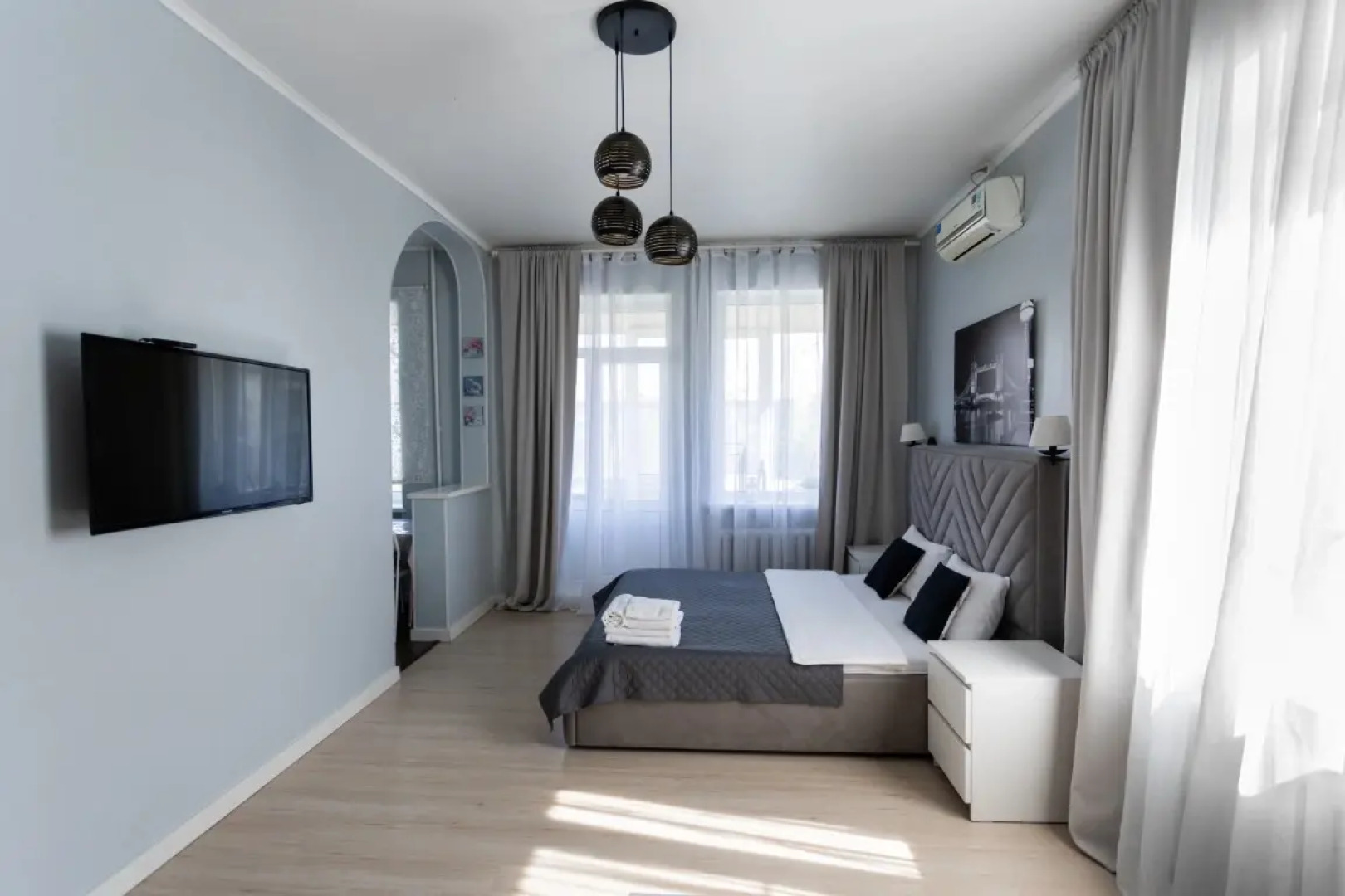 Апартаменты Сканди хаус грей