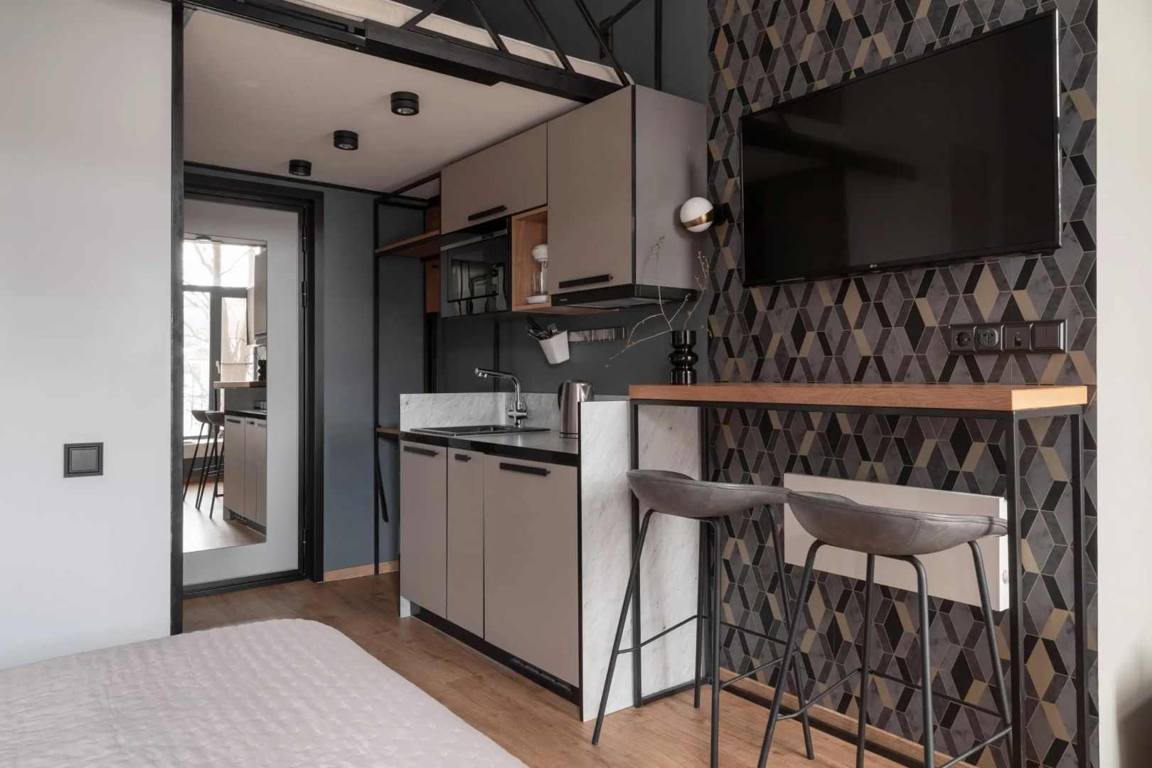 Апартаменты Apart104 с Выходом на Набережную Реки Фонтанка (103)