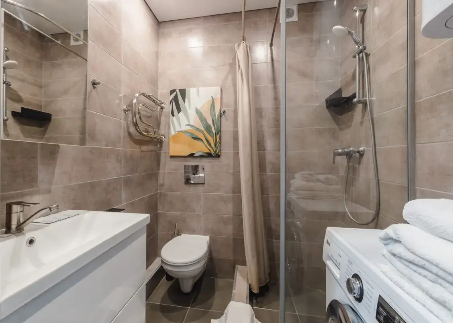 Апартаменты Крымский Рей Студия Africa боковой вид на море