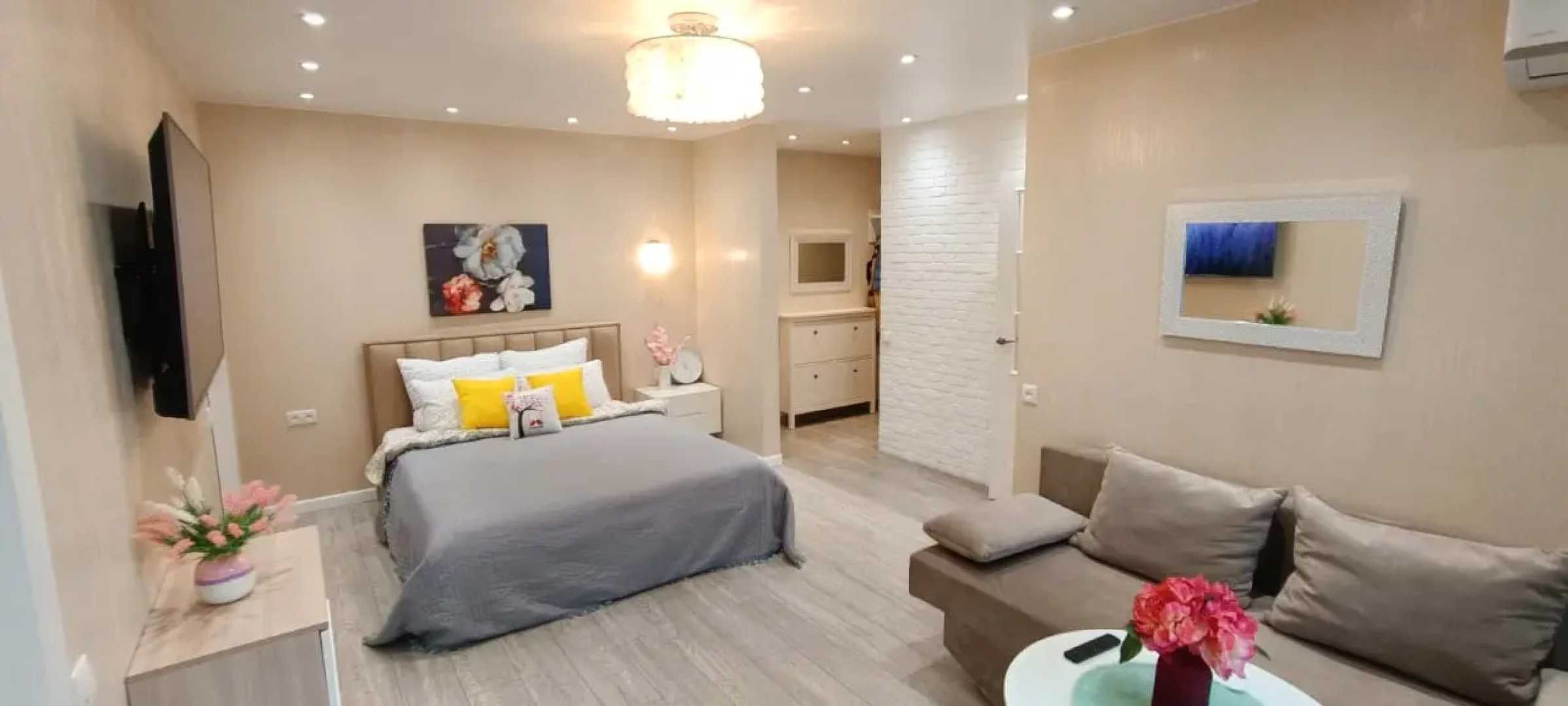 Апартаменты Исторический Центр, 2 комнаты, 2 кровати!