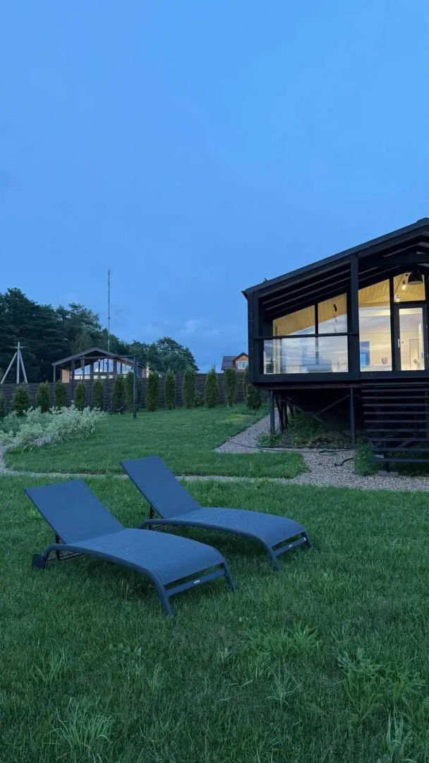 Частный Дом с шикарным видом на закаты с панорамной сауной и купелью