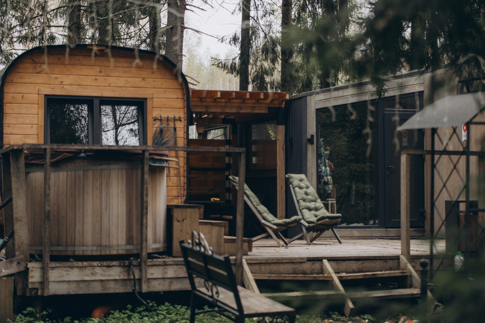 Шале Панорамный дом в лесу на Живописной улице