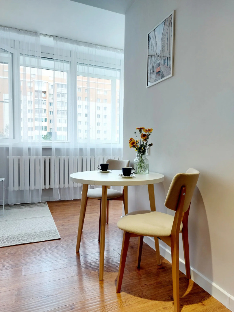 Апартаменты Space Apart Astana С3А - просторная студия с балконом в районе Байтерека