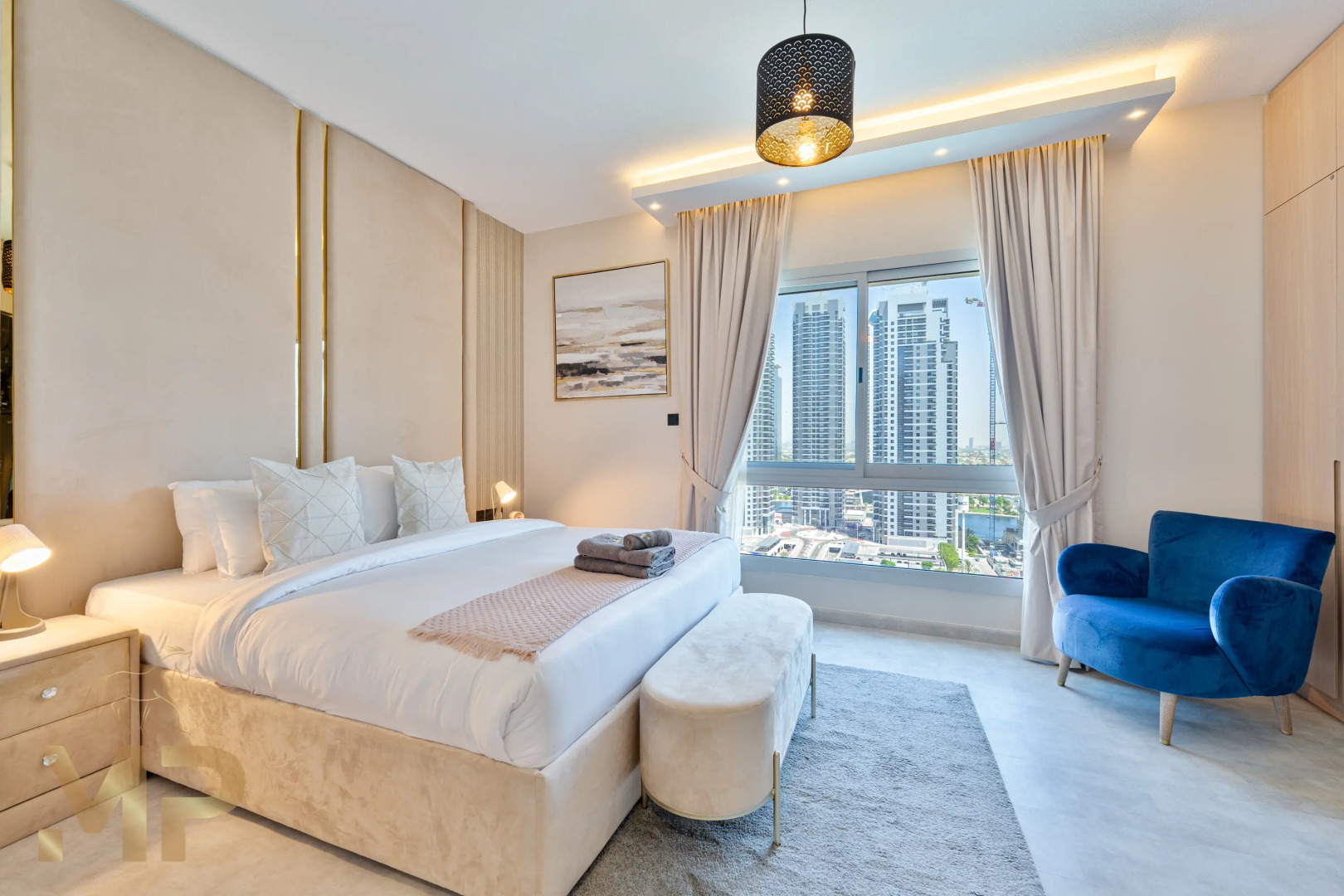 Апартаменты Marco Polo - Enjoy Marina views from a cozy 1BR in Dubai Marina