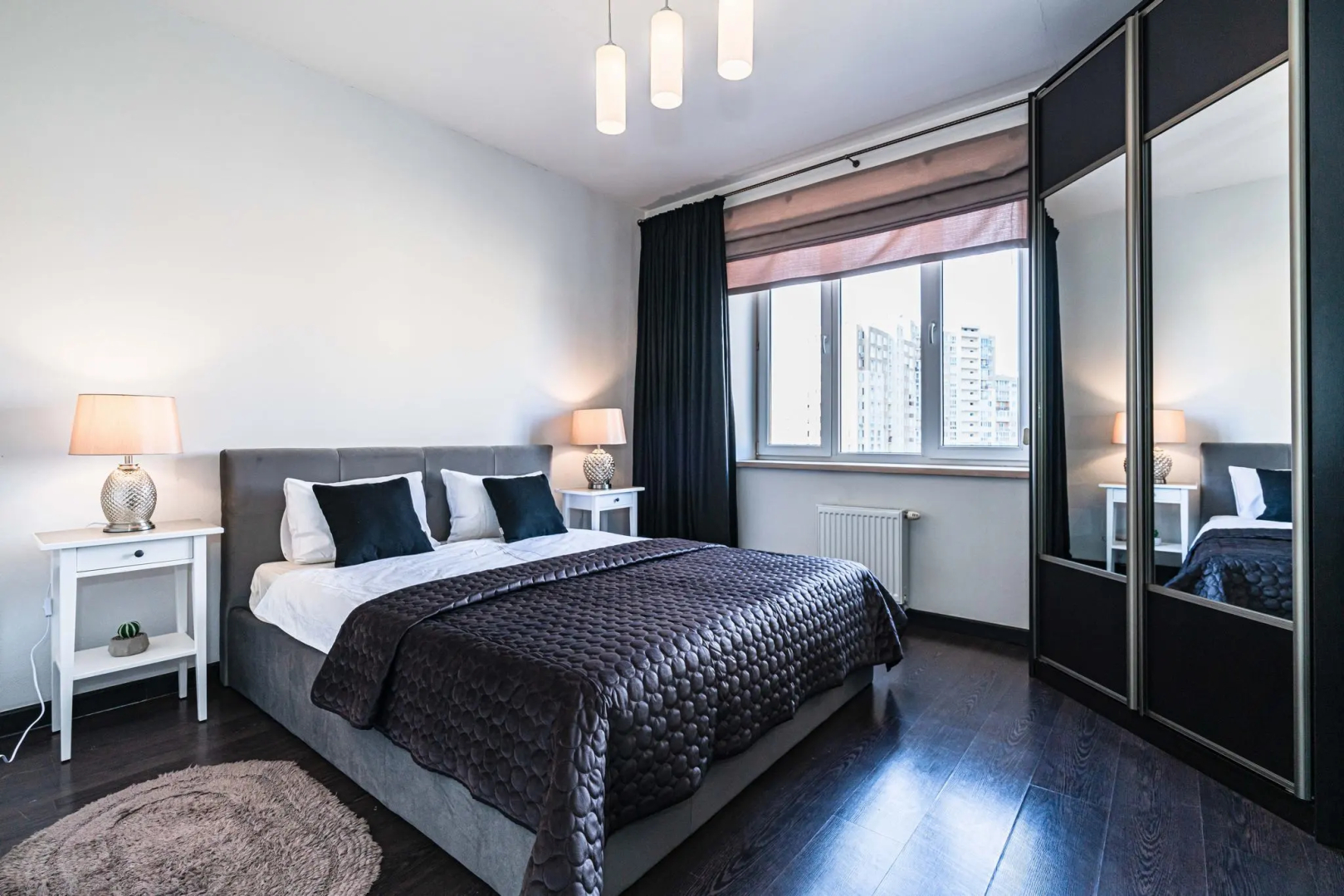 Апартаменты Crown39 - Gaidara 155 - 2к №76: 96 м2, 6 этаж из 8