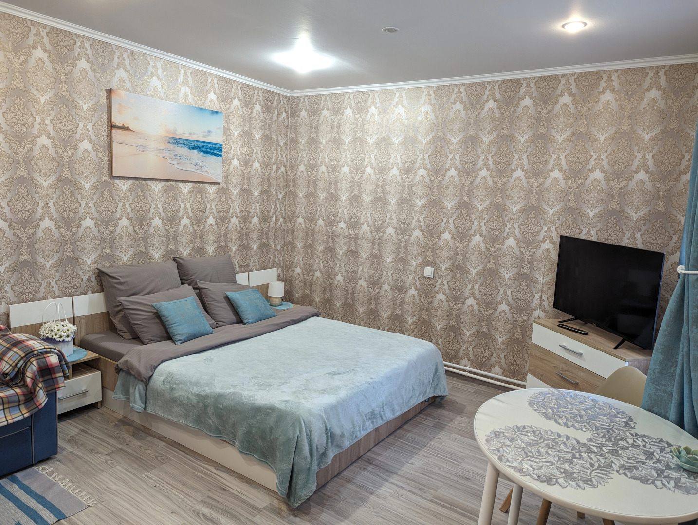 Апартаменты Студия с Отдельным Входом Патио Мангал Парковка